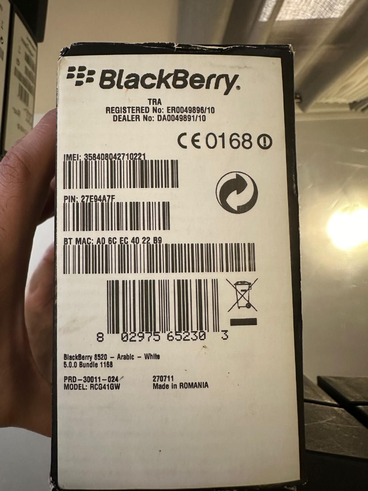 new BlackBerry mobile device - 9