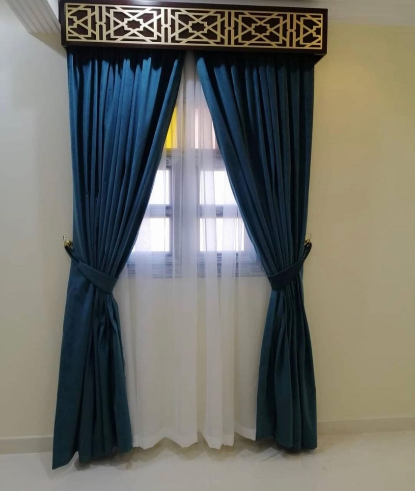 Luxury design curtains fixing - 5