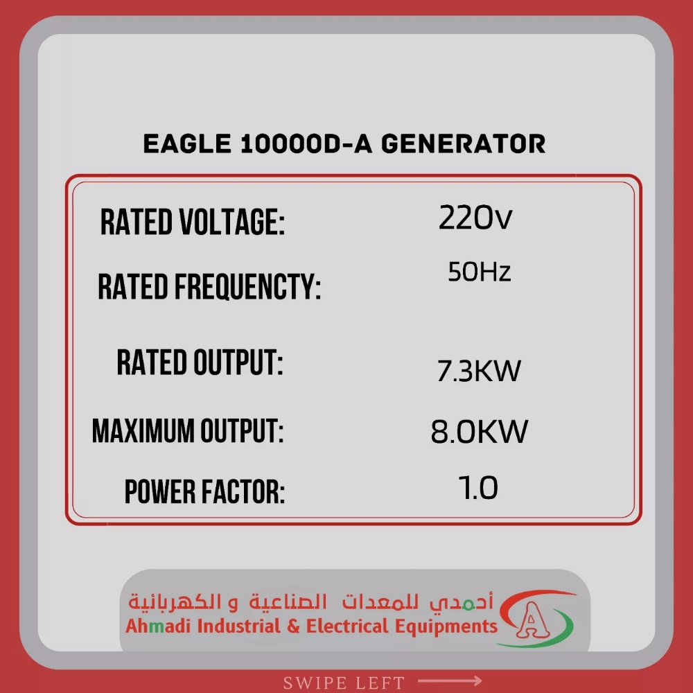 Eagle Generator Model: 10000D-A - 4