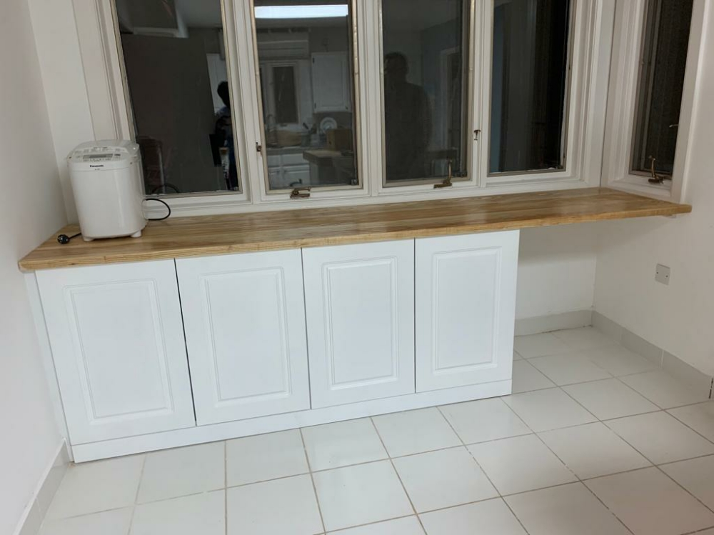 wood aluminum glass work - 7