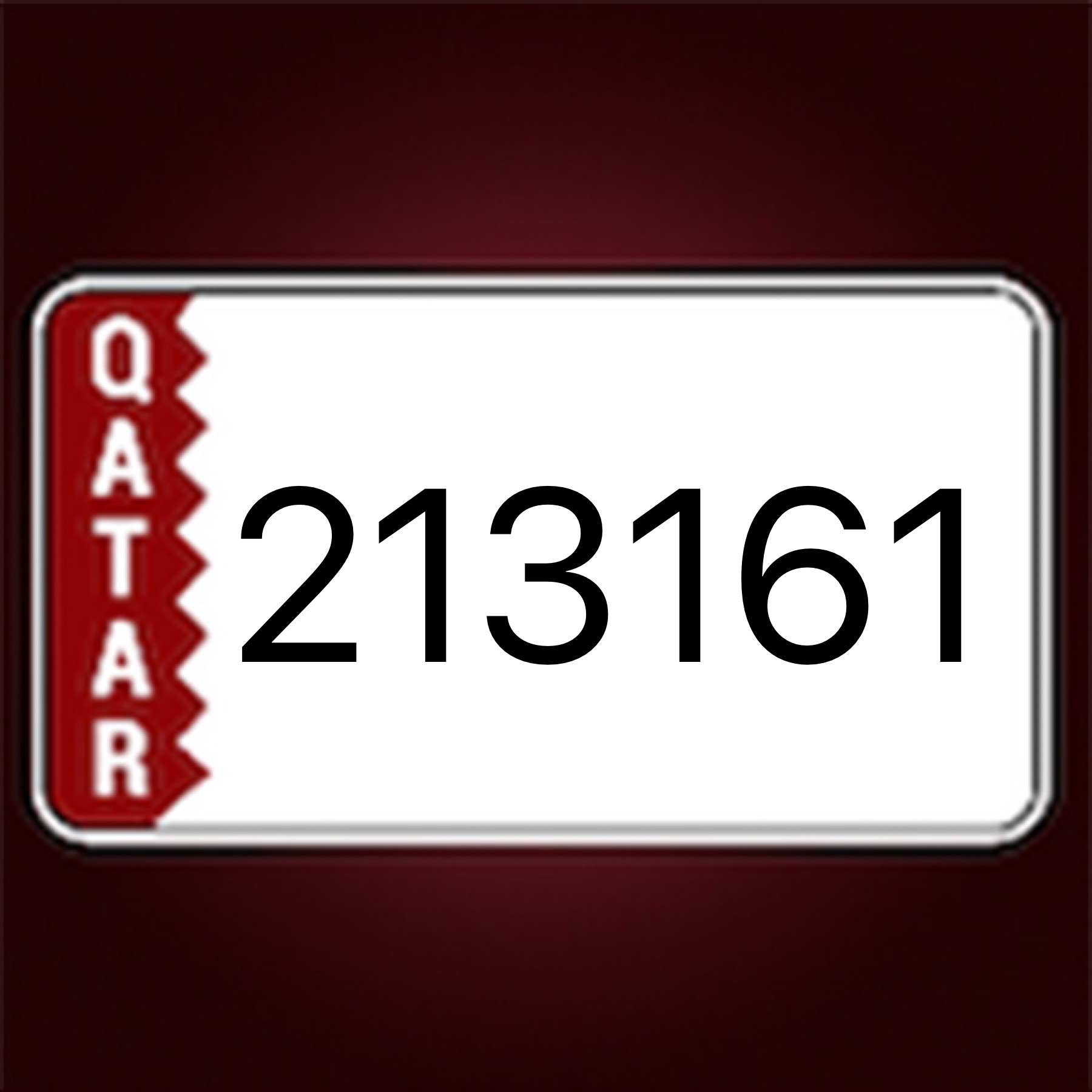 car plate - 1