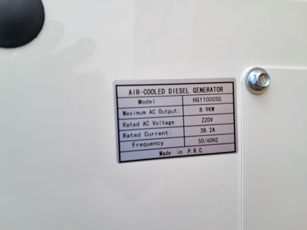 HANSA GEN SET 8KW-220V-HG11000SE - 5