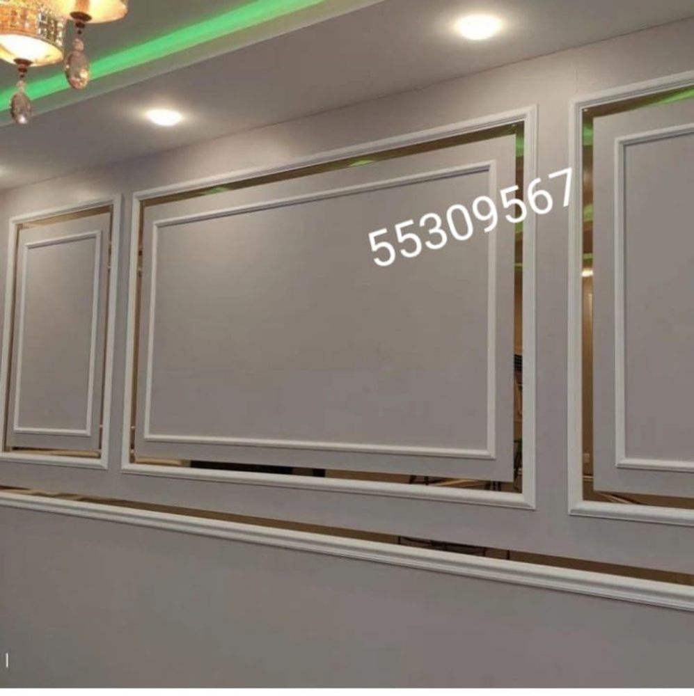 أعمال الجبس والديكور
 ""== - 7