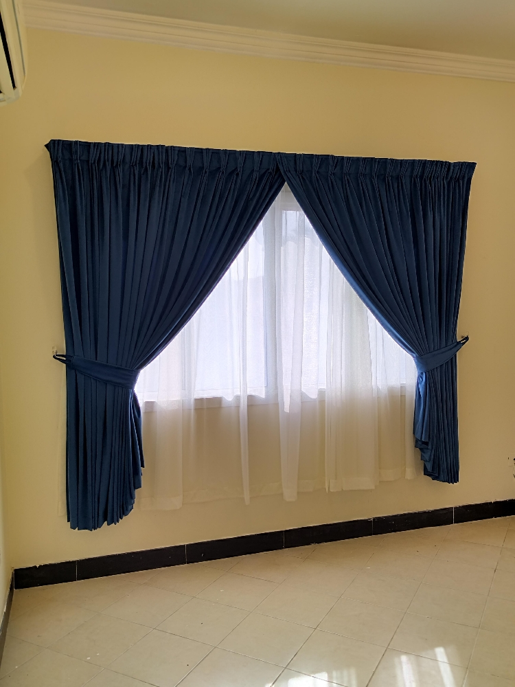 Sofa curtains making & fixing - 4