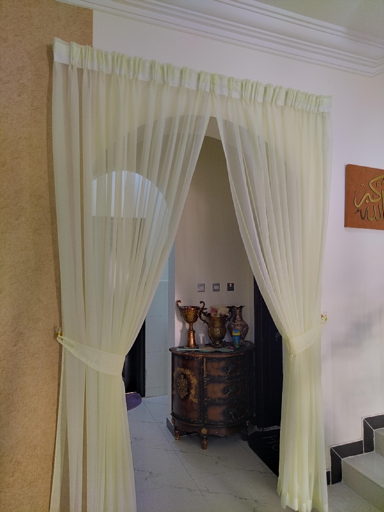 Sofa curtains making & fixing - 12