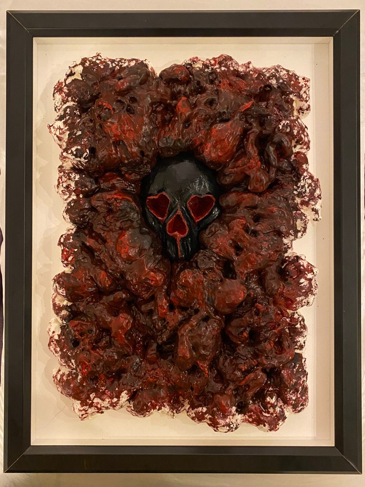 art painting skull - 2