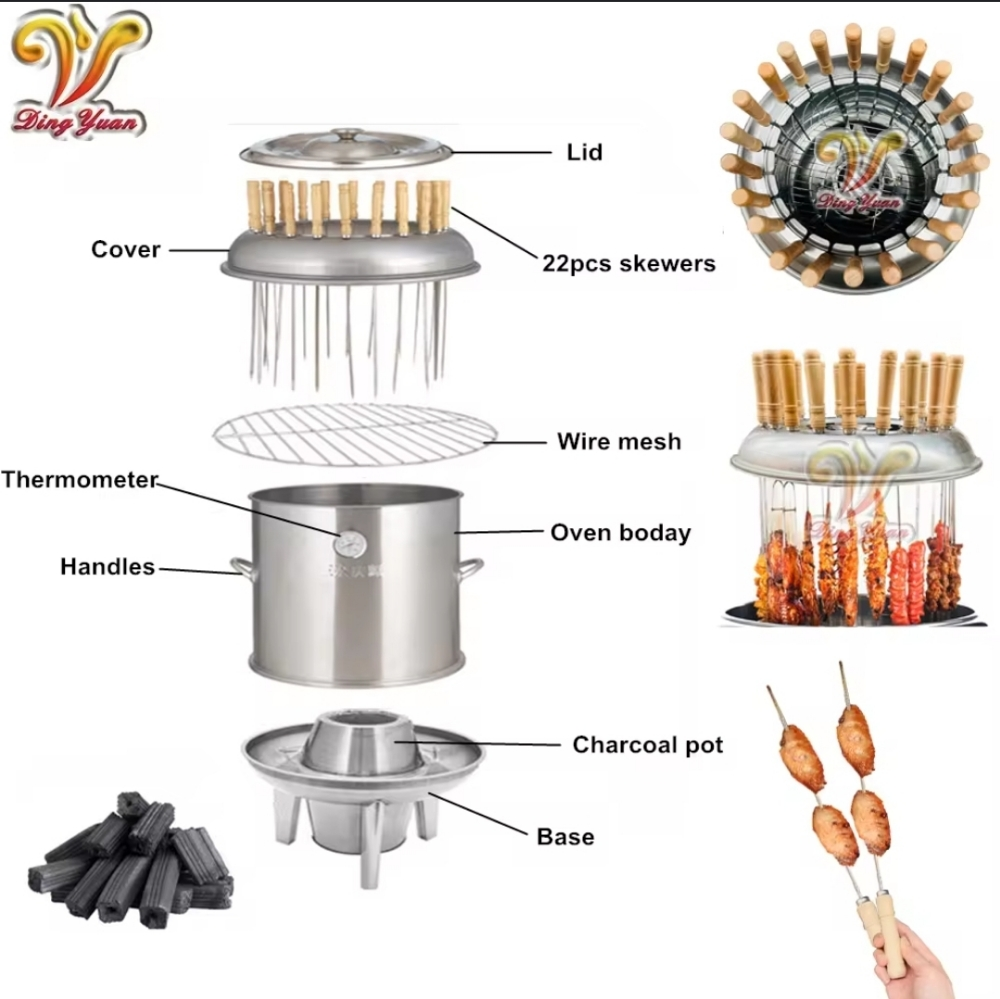 BBQ Charcoal Oven - 6