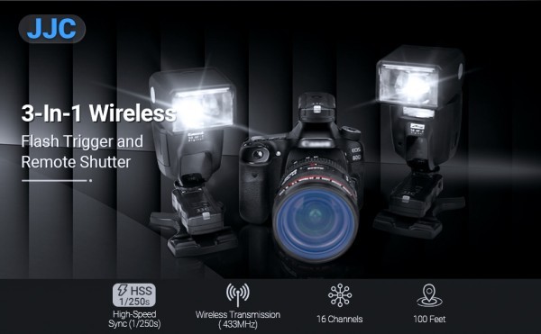 JJC 3-in-1 Wireless Flash Trigger - 1