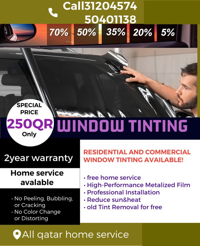 Car window nano ceramic tint - 1