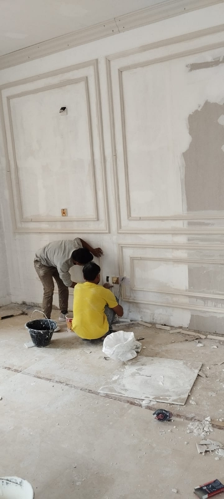 تركيب سيراميك جبس صبغ - 3