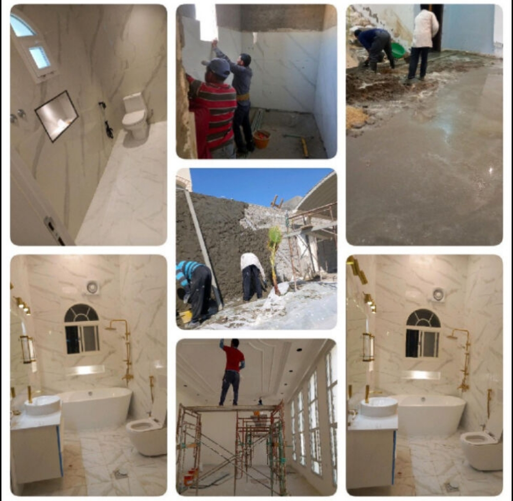 تركيب سيراميك جبس صبغ - 2