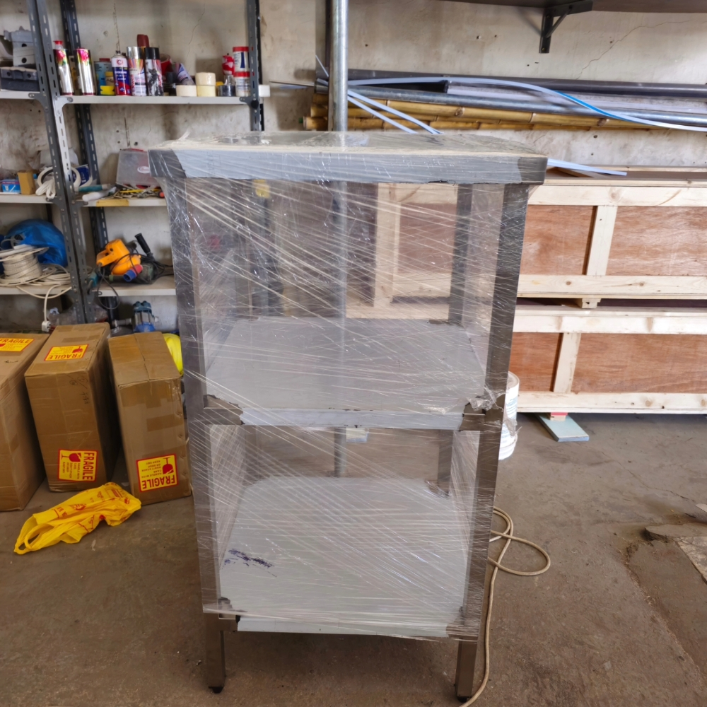 stainless steel shelves table - 1