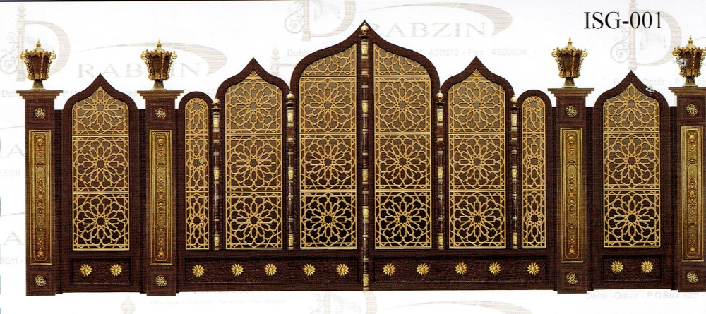 Iron doors and balusters - 2