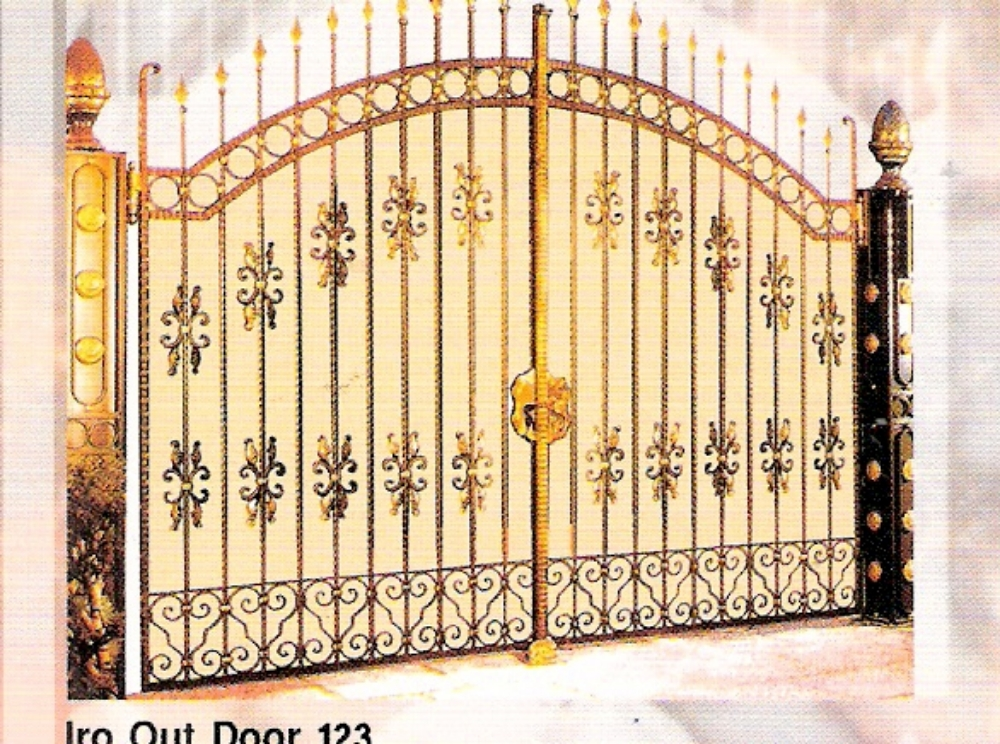 Iron doors and balusters - 9