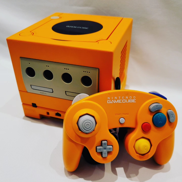 Gamecube orange + Game Boy Player - 1