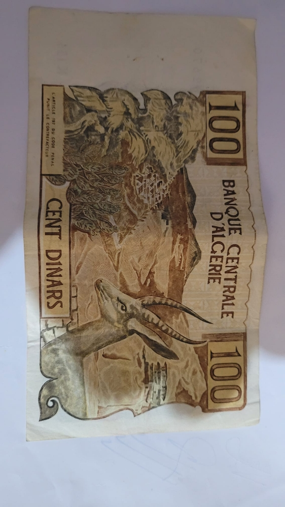 Old ALGERIAN BANKNOTES - 6