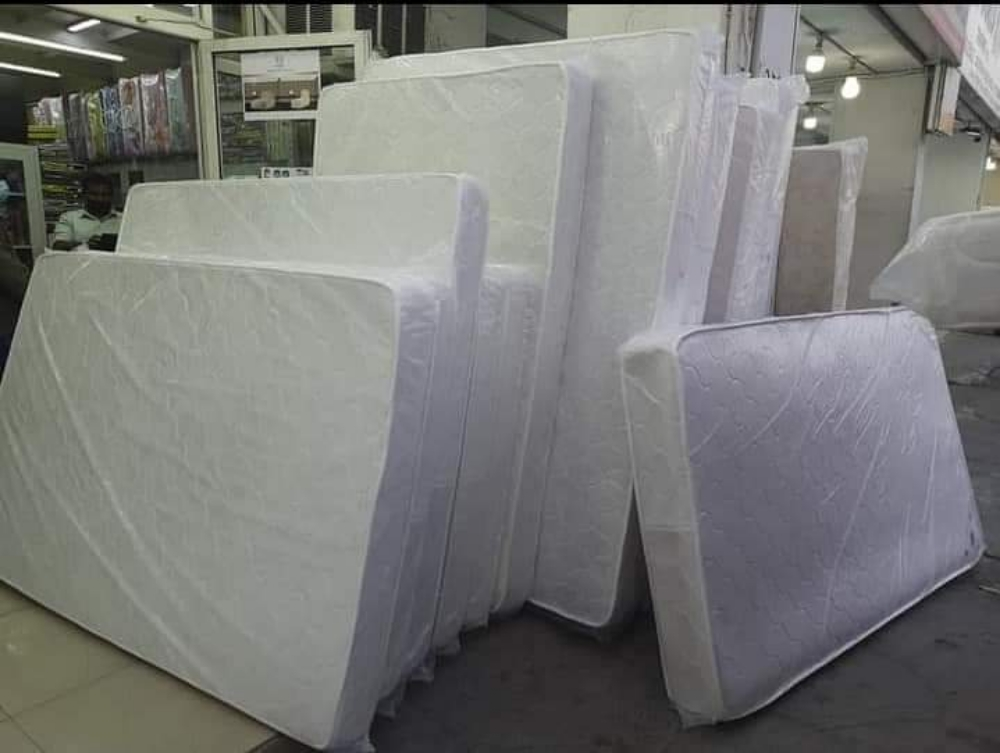 Bed and mattress and cupboard. - 3
