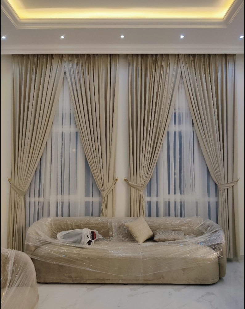 new design sofa curtains sell - 1