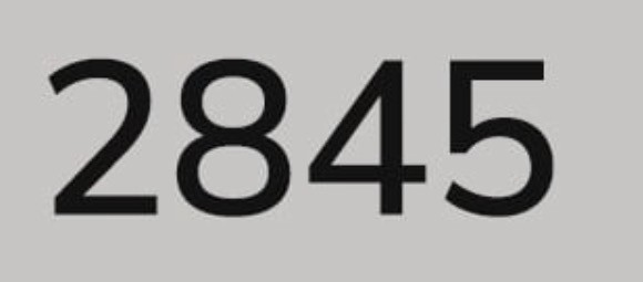 رقم رباعي مميز جدا  2845 - 1