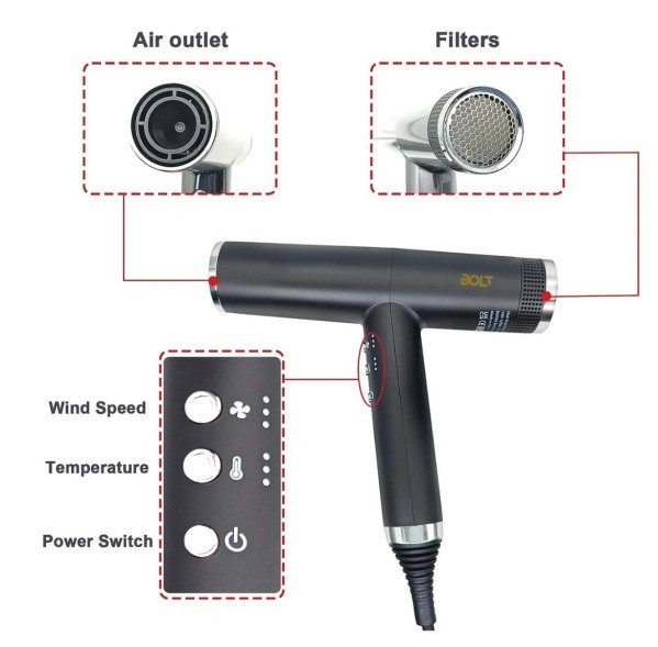 Professional Hair Dryer by Bolt - 5