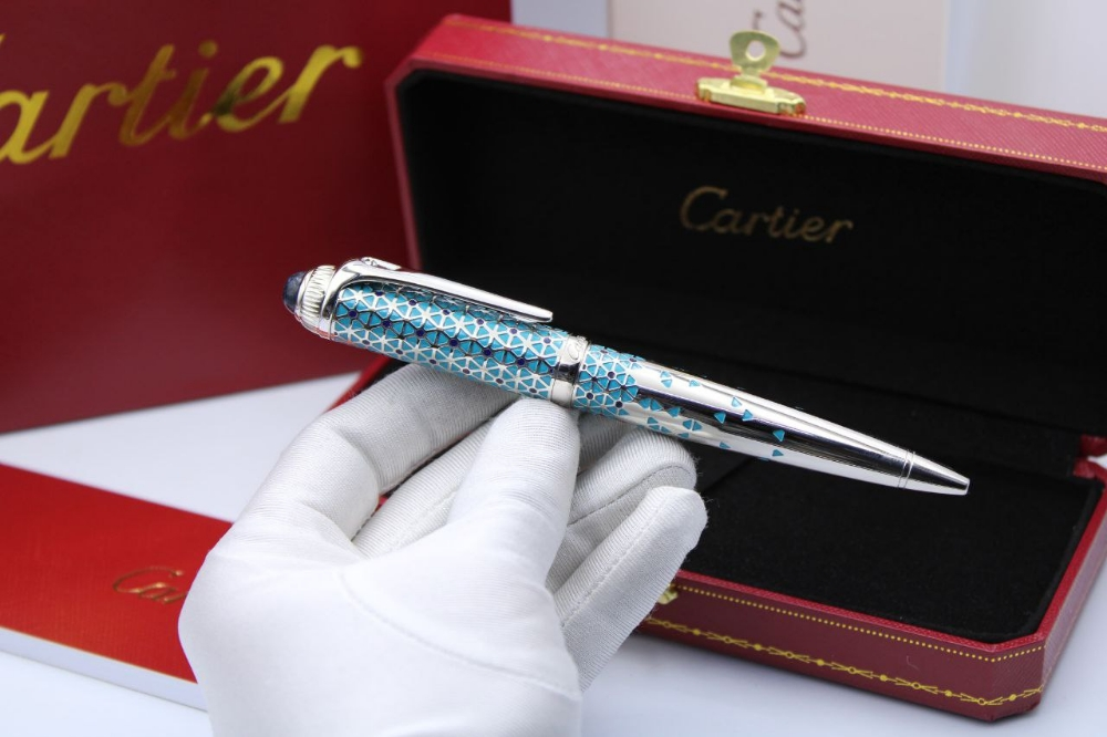 pen silver cartier - 5