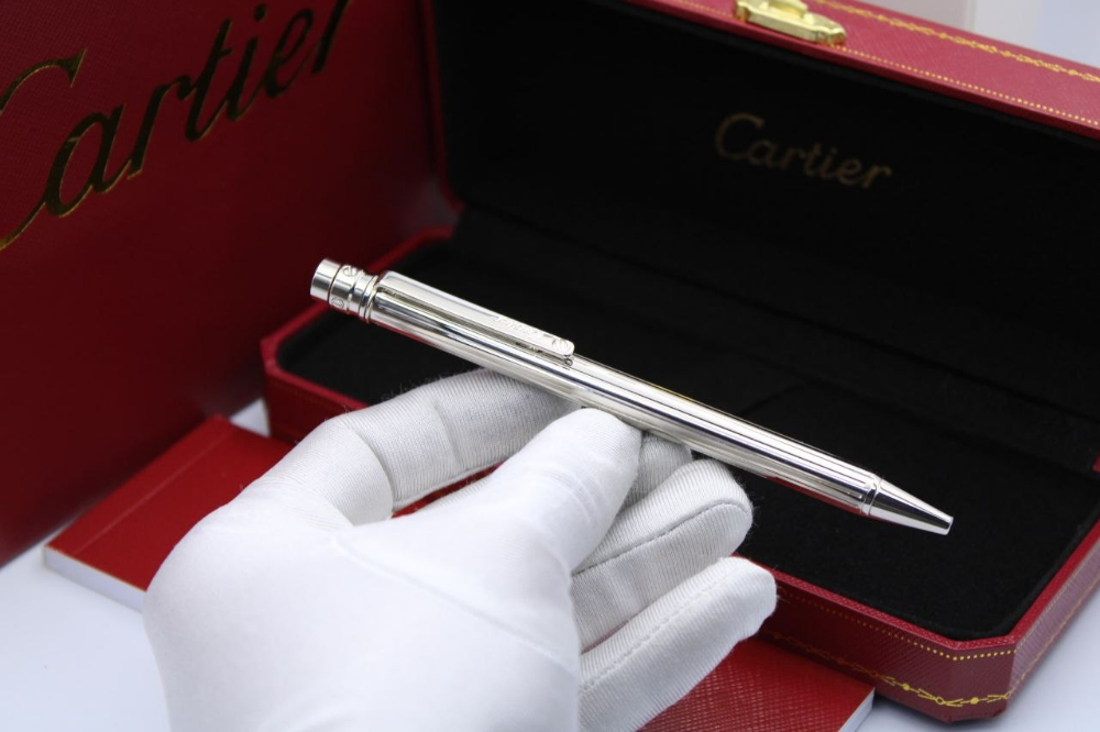 pen silver cartier - 4