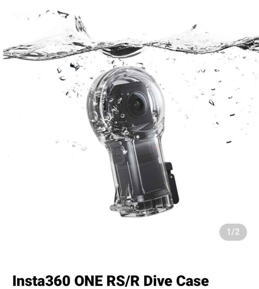 case dive insta360 ONE RS/R - 1