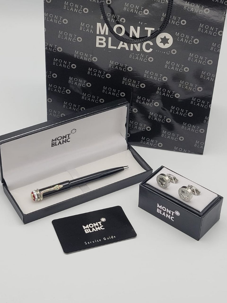 MONT BLANC pens& cufflinks - 3