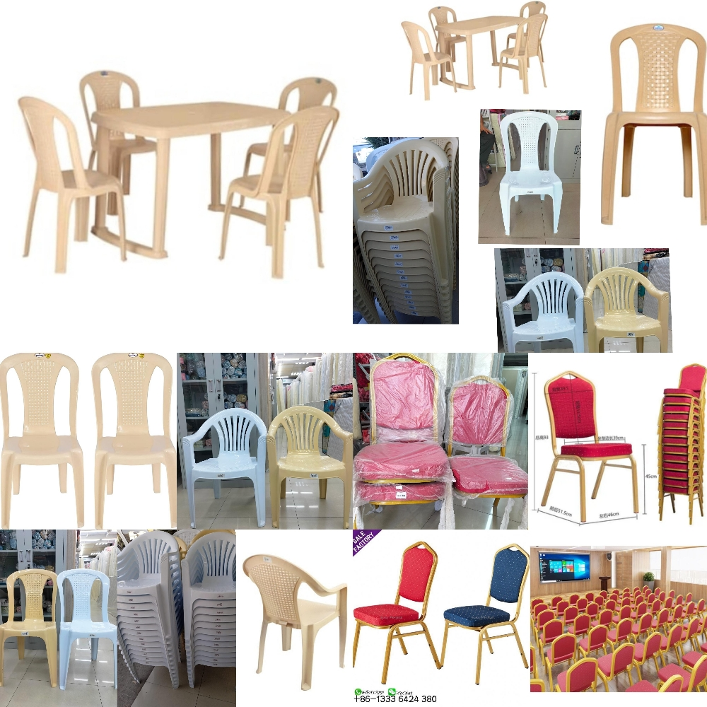 plastic chair with Table - 2