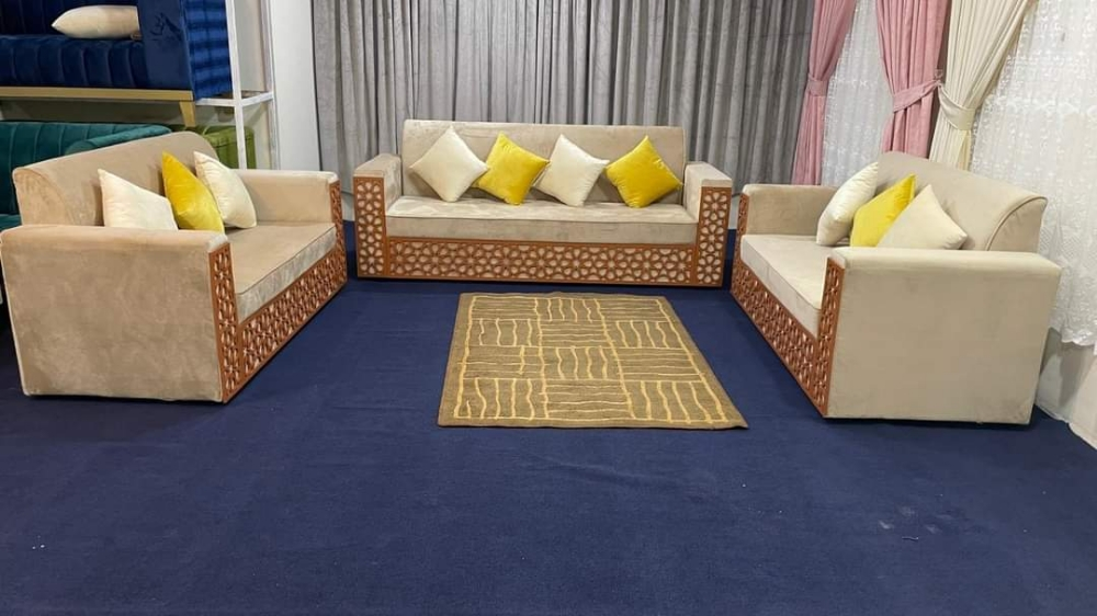 Sofa dressing
 Carpets and curtai - 1