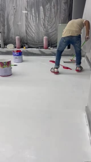 gypsum decor paint work - 2