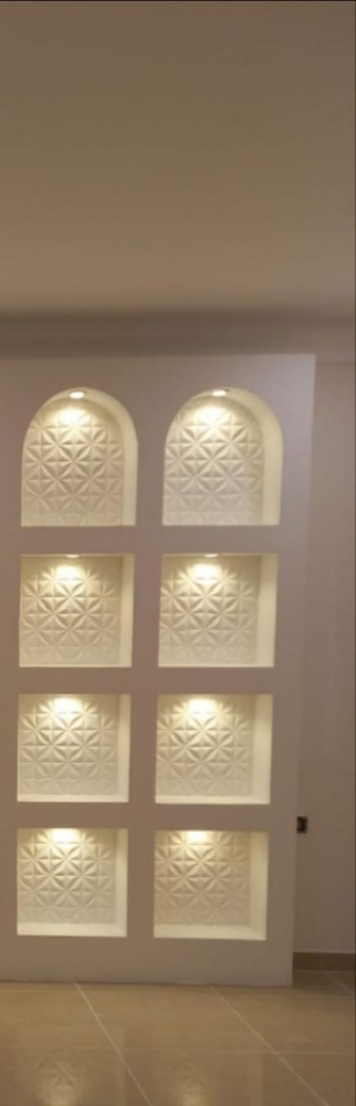 gypsum board partition tv box dec - 1