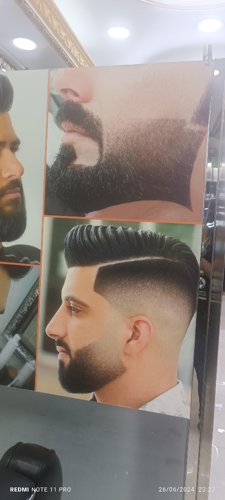 hair cutting saving beard arobic - 6