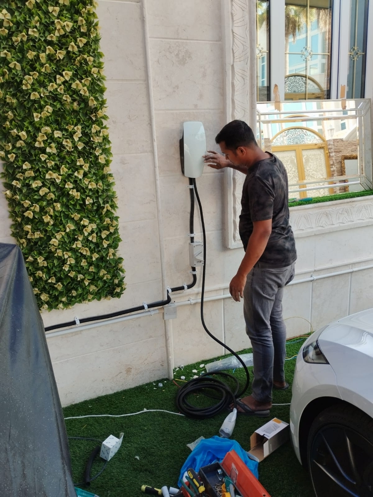 electric vehicle charging install - 3