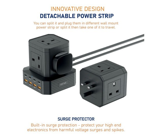 Moxedo Smart Hub Power Strip - 4