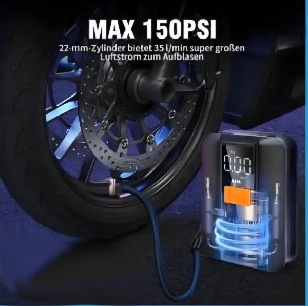 YESIDO Wireless Tire Inflator - 5