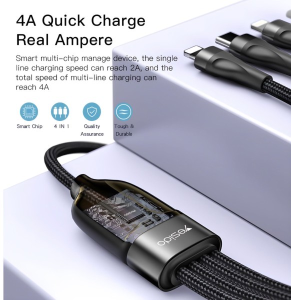 Yesido 4-in-1 Cable Set - 4