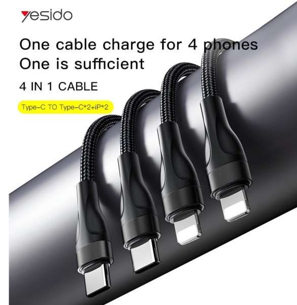 Yesido 4-in-1 Cable Set - 3