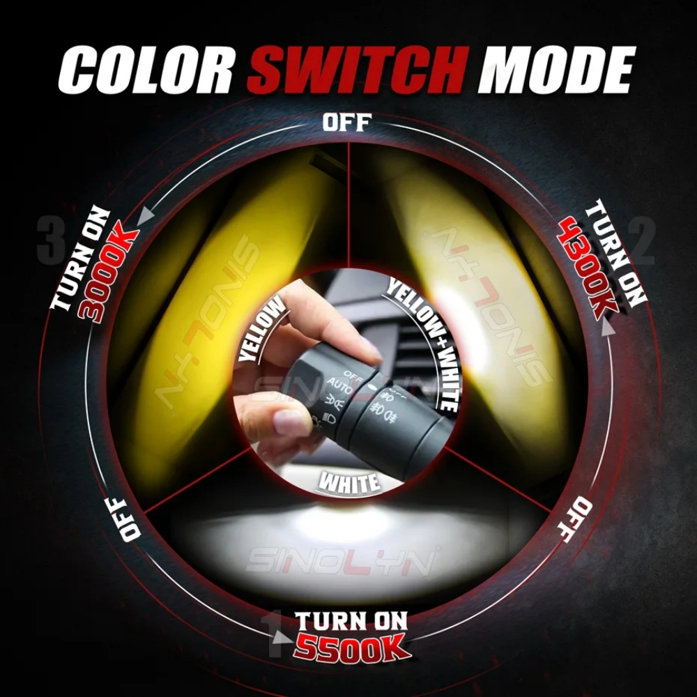 tri color light Hi/Lo off road - 3