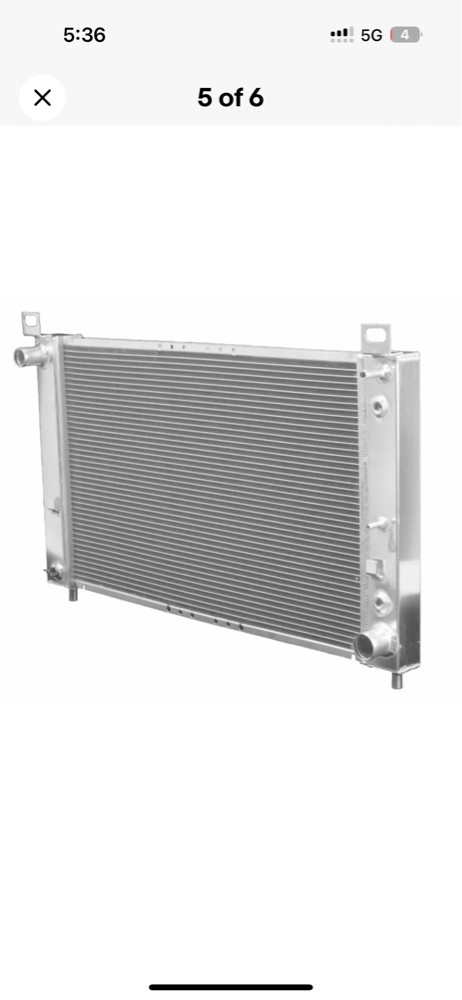 Aluminium radiator for gmc sierra - 2