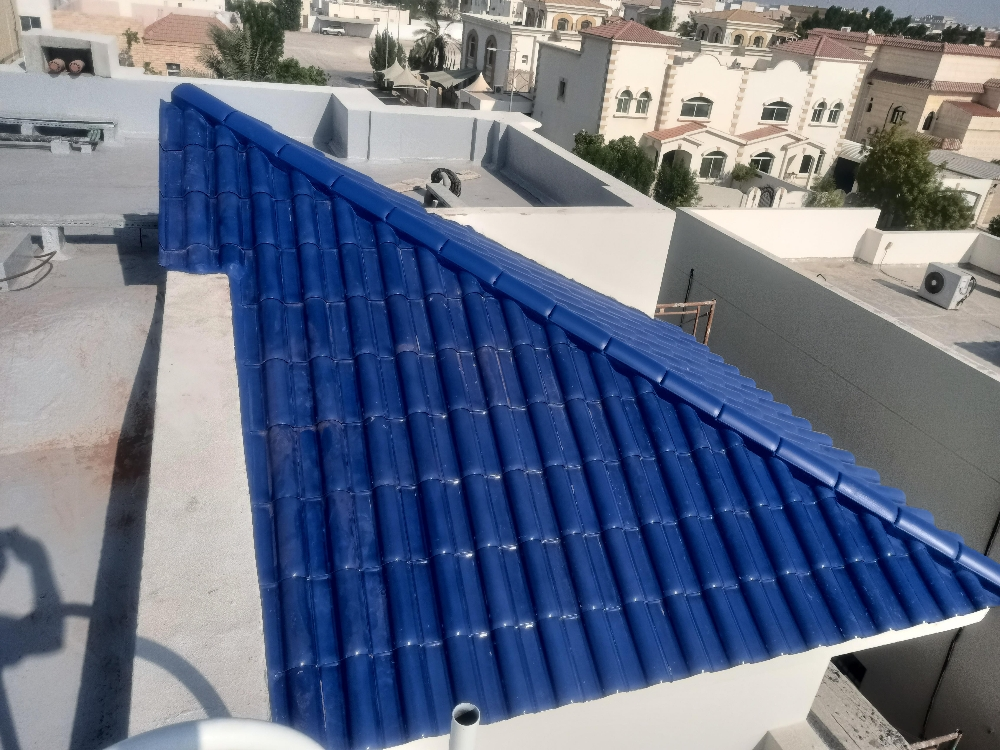 supply and fixing of Roof tiles . - 8