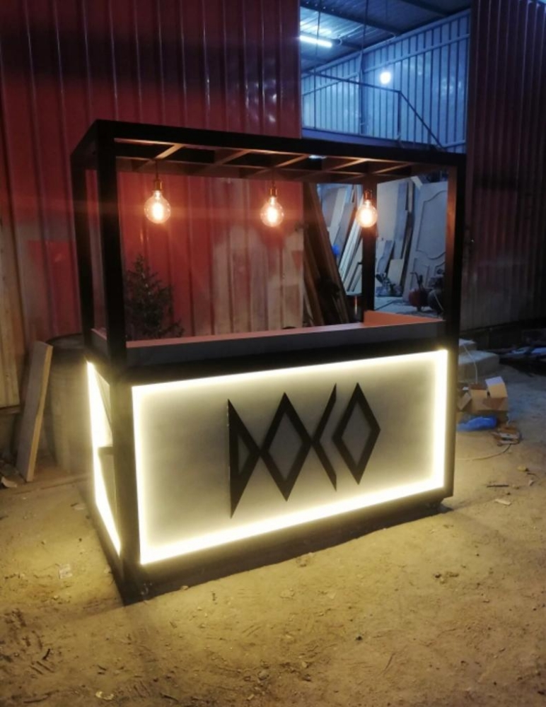 making cafe kiosks - 1
