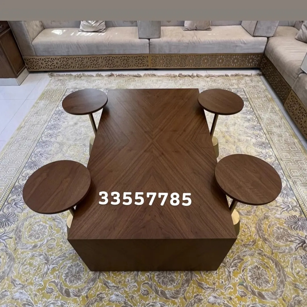 طاولات وكراسي وبوفية حديد مشغول - 7