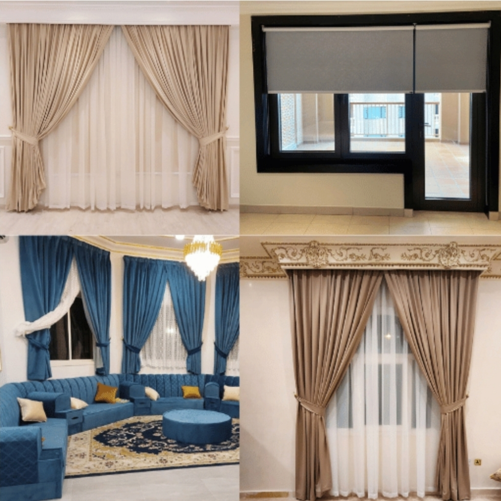 (كنب ستائر سجاد تنجيد مفروشات - 1