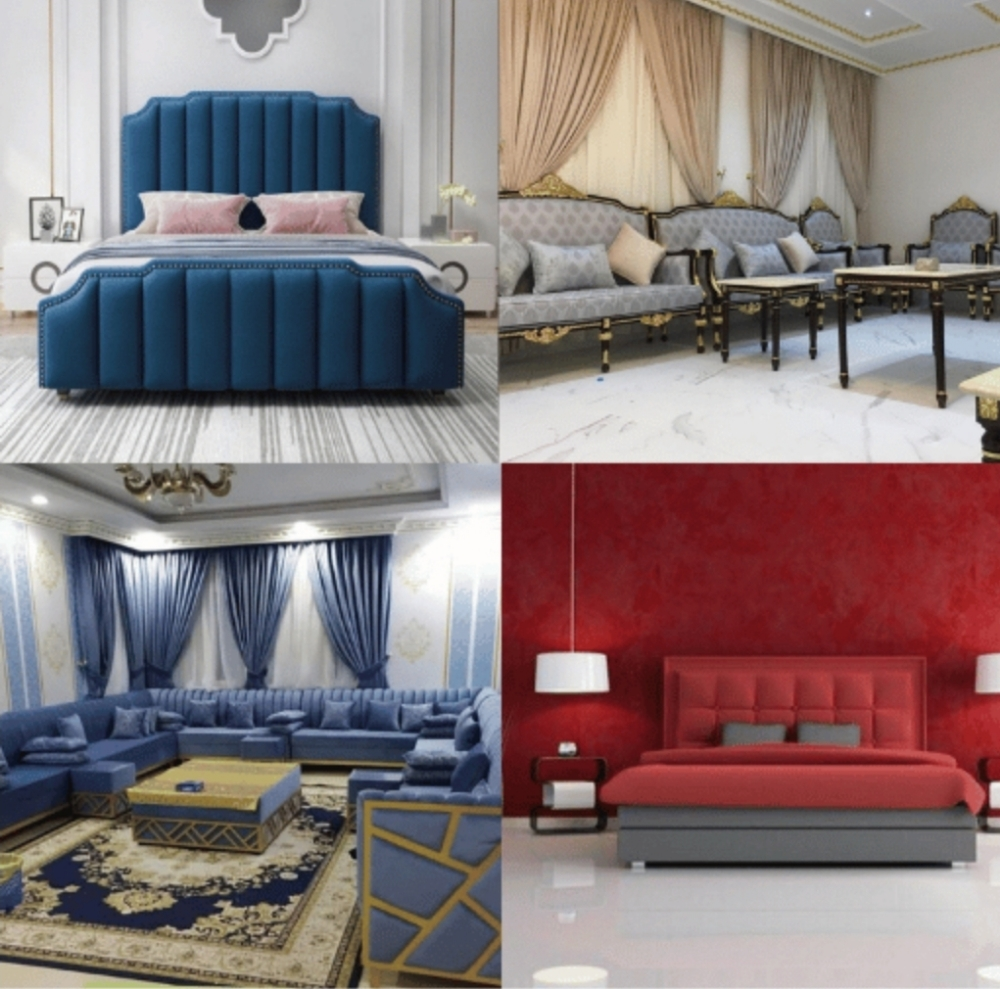 (كنب ستائر سجاد تنجيد مفروشات - 12