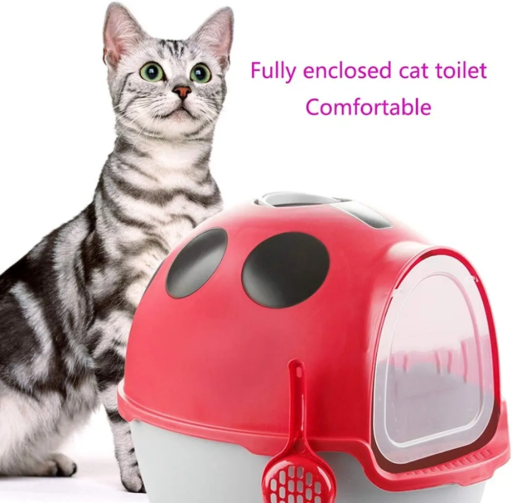 cat Litter box enclosed large siz - 1