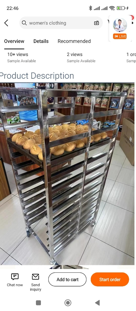 New Fabrication SS Trolley Bakery - 3