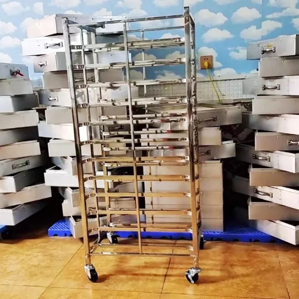 New Fabrication SS Trolley Bakery - 6