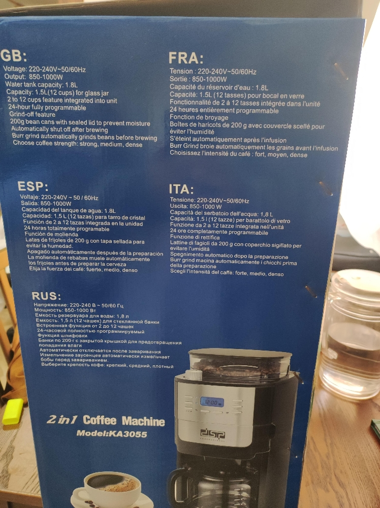 Coffee machine 1.8 liter - 6