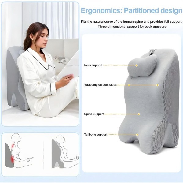 memory foam wedge pillow - 3